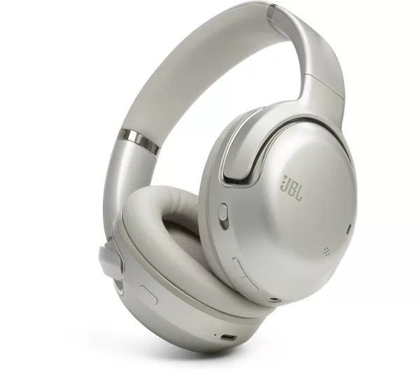 JBL Tour One M2 Wireless Bluetooth Noise Cancelling Headphones - Champagne, Silver/Grey,Cream