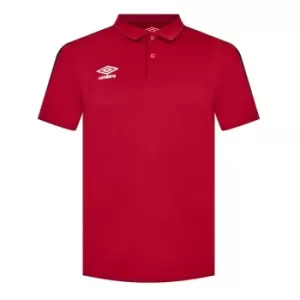 Umbro Club Poly Polo Shirt Mens - Red