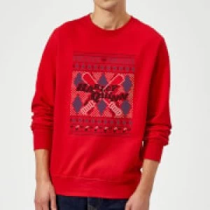 Harley Quinn Christmas Sweatshirt - Red - XL