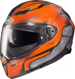 HJC F70 Death Stroke Helmet, blue-orange, Size S, blue-orange, Size S