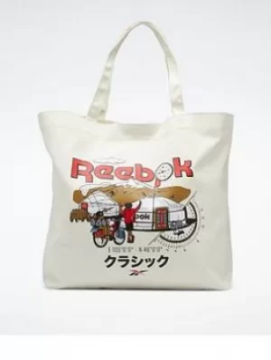 Reebok Classics Road Trip Tote Bag, Black, Men