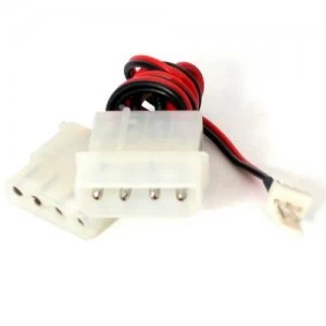 6in TX3 to 2x LP4 Power Y Splitter Cable