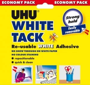 UHU White Tack Economy PK6