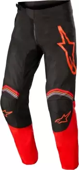 Alpinestars Fluid Speed Motocross Pants, black-red, Size 32, black-red, Size 32