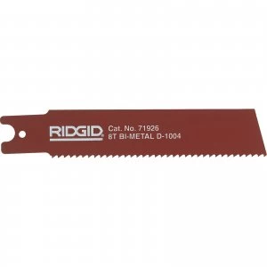 Ridgid Heavy Wall Steel Pipe Cutting Reciprocating Saw Blades 150mm Pack of 5