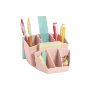 CEP Mineral Desk Tidy with 8 Sections Pink 105802681