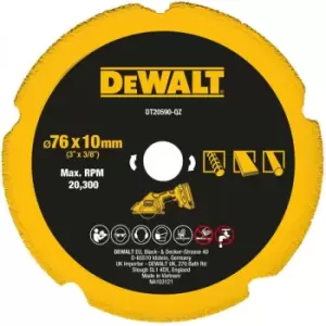 DEWALT - DT20590-QZ 76mm Diamond Multi Material Wheel Fits DCS438