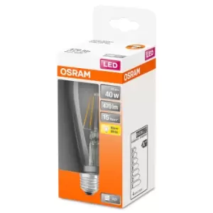 Osram 40W Filament Clear E27 Edison LED Bulb - Warm White
