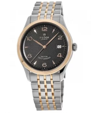 Tudor 1926 39mm Black Dial Rose Gold and Stainless Steel Mens Watch M91551-0003 M91551-0003