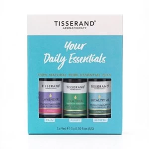 Tisserand Aromatherapy Essential Kit Tea Tree, Eucalyptus & Lavender (3x9ml)