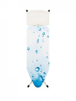 Brabantia Wide Ironing Board With Steam Unit Iron Rest - Ice Water Design
