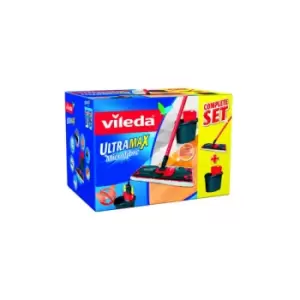 Vileda - Pack Ultramax 2-in-1 microfiber mop and bucket wringer