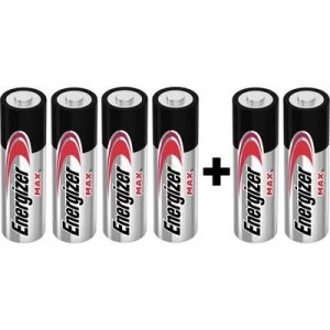 Energizer Max 4+2 AA battery Alkali-manganese 1.5 V 6 pc(s)