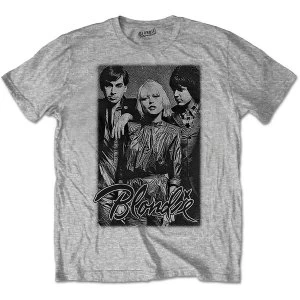 Blondie - Band Promo Mens Small T-Shirt - Grey