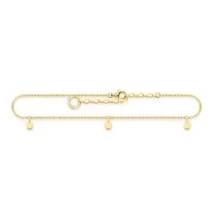 THOMAS SABO Gold Plated Discs Anklet