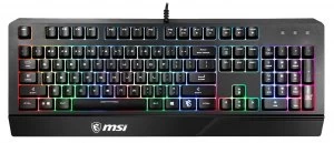 MSI GK20 Wired Gaming Keyboard - Black