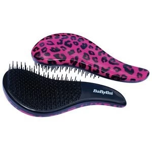 Babyliss Pink Leopard Print Tangle Ease Brush