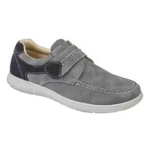 Scimitar Mens Touch Fastening Casual Shoe (9 UK) (Grey)