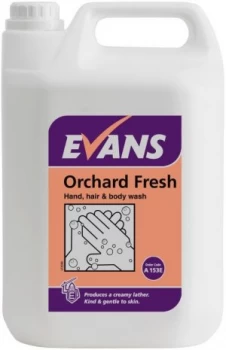 Evans Orchard Fresh Hand & Body Wash and Shampoo 5 Litre A153EEV2