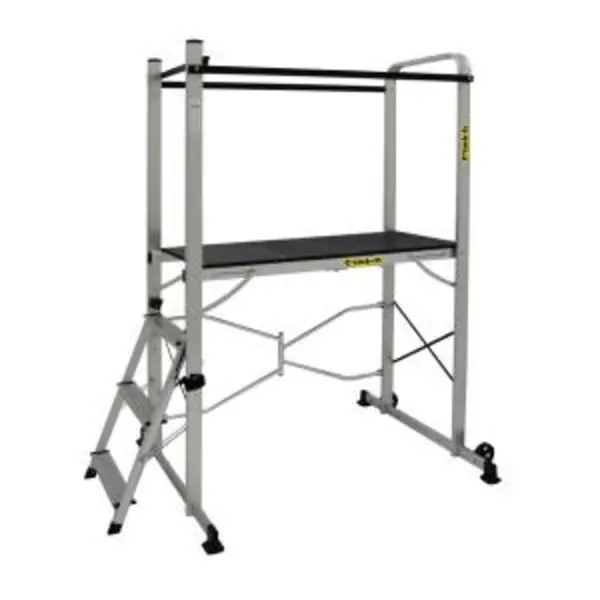 Climb-It Folding Work Platform 3 Tread 150kg SilverBlack EP990Y GPCFEP990Y