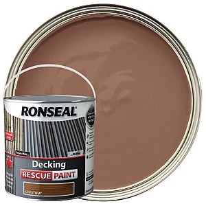 Ronseal Rescue Decking Paint - Chestnut 2.5L