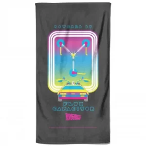 Back To The Future Flux Capacitor Bath Towel