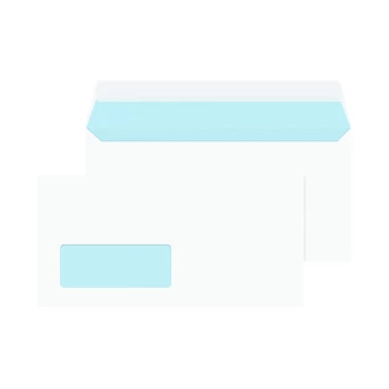 PurelyEveryday Dl 100gsm Peel & Seal White Window Envelopes (Pack of 50) 23884/50PR