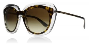 Dolce & Gabbana DG4282 Sunglasses Havana / Transparent 757/13 54mm