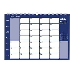 Original Collins 2018 Colplan Wirebound Memo Calendar Month to View