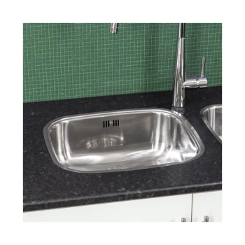Reginox - Comfort Single Bowl Kitchen Sink Stainless Steel Basket Strainer Waste