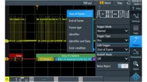 Rohde & Schwarz RTH-K3 Oscilloscope Software CAN/LIN Trigger & Decode, For Use With RTH Handheld Digital Oscilloscope