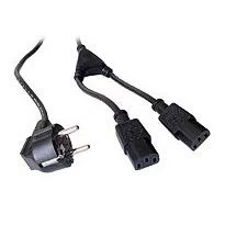 European Y Mains To 2xc13 Power Cable