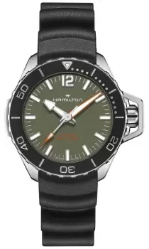 Hamilton H77455360 Khaki Navy Frogman Automatic (41mm) Green Watch