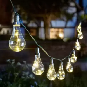 Led 1.8m Firefly Effect String Light eureka! Bulbs (Set of 10 Lights) Warm White - Smart Solar