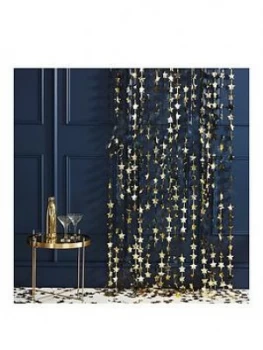 Ginger Ray Gold Star Curtain Party Backdrops Pack Of 2