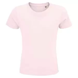 SOLS Childrens/Kids Crusader Organic T-Shirt (12 Years) (Pale Pink)