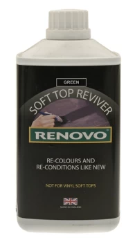 Soft Top Reviver - Green - 1 Litre RHRGRE1134 RENOVO