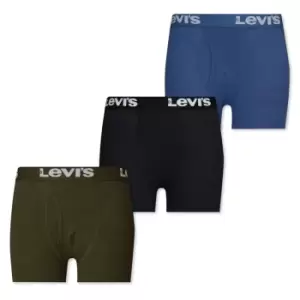 Levis Boy's Three Pack Boxer Set - Black
