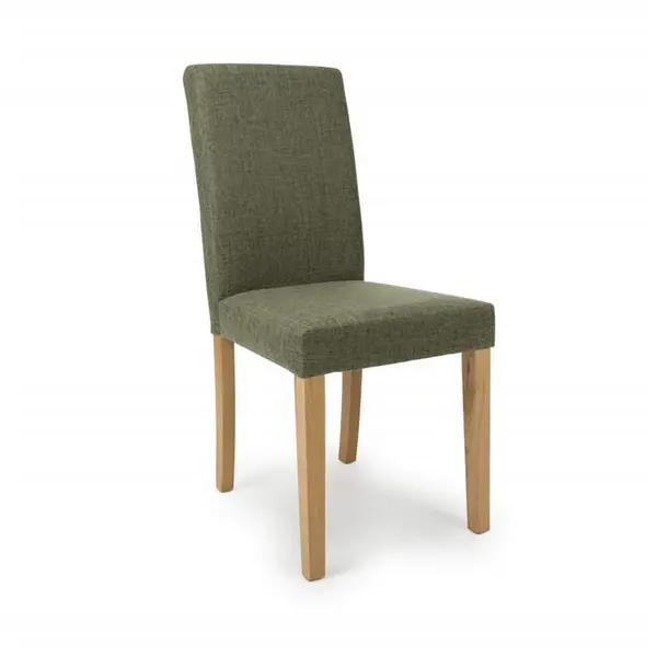 Shankar Finley Linen Effect Sage Green Dining Chairs - Green 534391cm
