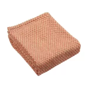 Riva Home Jacko Knitted Throw Cotton Natural/Orange