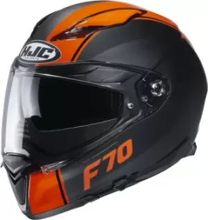 HJC F70 Mago Helmet, black-orange, Size S, black-orange, Size S