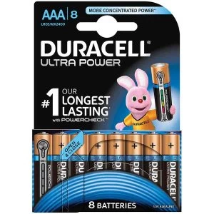 Duracell Ultra Power AAA Batteries - 8 Pack