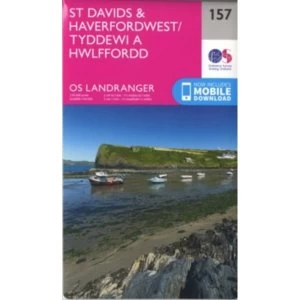 St Davids & Haverfordwest:157 by Ordnance Survey (Sheet map, folded, 2016)