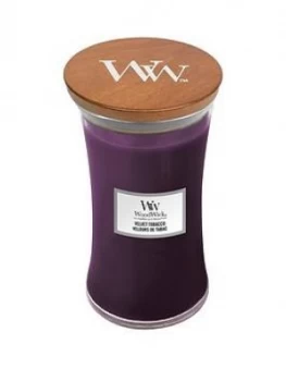 Woodwick Ww Large Hourglass Candle - Velvet Tobacco
