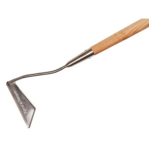 Kent & Stowe Stainless Steel Long Handled 3-Edged Hoe, FSC
