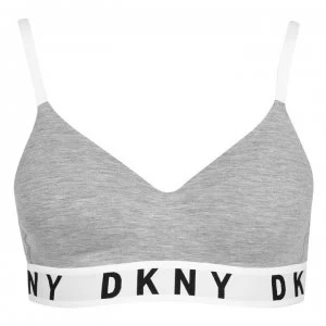DKNY Cozy Boyfriend Push Up Bra - Grey