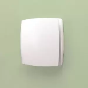 HiB Breeze White Wall Mounted Bathroom Extractor Fan with Timer