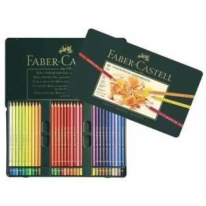 Faber Castell Polychromos Artists' Colour Pencil Set Tin of 60