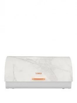 Tower Marble Rose Gold Edition Roll Top Bread Bin
