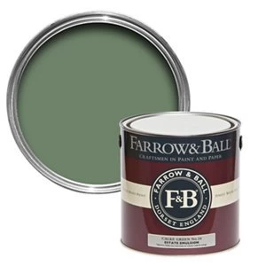 Farrow & Ball Estate Calke green No. 34 Matt Emulsion Paint 2.5L
